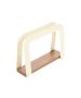 Χαρτοπετσετοθήκη Όρθια Μεταλλική Estia Home Art Allure Ivory 01-24789