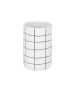 Ποτηροθήκη Μπάνιου Κεραμικό Λευκό 7,5x12cm Estia Home Art Cage 02-27605