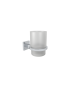 Ποτηροθήκη Επιτοίχια W75xD110xΗ95mm Verdi Cube Chrome 3070522