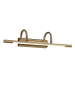 Φωτιστικό Τοίχου L48cm Led 8w 3000K 900lm Old Brass Trio Lighting Cuadro 225210104