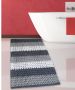 Πατάκι Μπάνιου Γκρι-Λευκό  50x80cm #2335 Cotton Chenille San Lorentzo 1509 WH-GREY