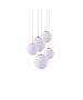 SE1520-5 ALESSIA OPAL GLASS 3 Φ15 & 2 Φ20+ HOMELIGHTING 77-3715