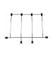 HL-3526-4 MEGAN BLACK PENDANT HOMELIGHTING 77-3819