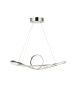 Φωτιστικό Κρεμαστό Χρωμέ 81x30xH100cm Led 64w 3000K Homelighting Malbera 77-8126