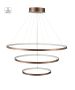 Φωτιστικό Κρεμαστό Καφετί 80xH100cm Led 131w 3000K Homelighting Morelli 77-8131