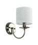 KQ 9015-1W PARIL ANTIQUE BRASS WALL LAMP BEIGE SHADES HOMELIGHTING 77-8192