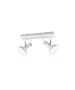 Σποτ Δίφωτο 2xE14  40x13,8xΗ22,8cm Μέταλλο Λευκό Ματ Trio Roxie 811900231