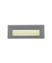 it-Lighting Mono LED 3W 3CCT Outdoor Wall Lamp Grey D:22cmx2.8cm 80201730