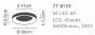 SE LED 60 AMAYA CEILING BRUSHED GOLD Δ3 HOMELIGHTING 77-8159