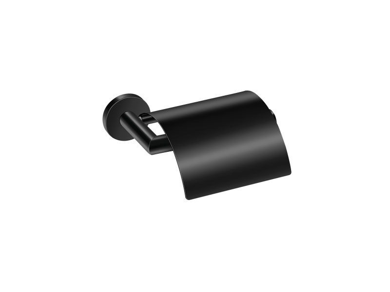 Χαρτοθήκη με καπάκι Sanco Corner Black Matt 22707-M116