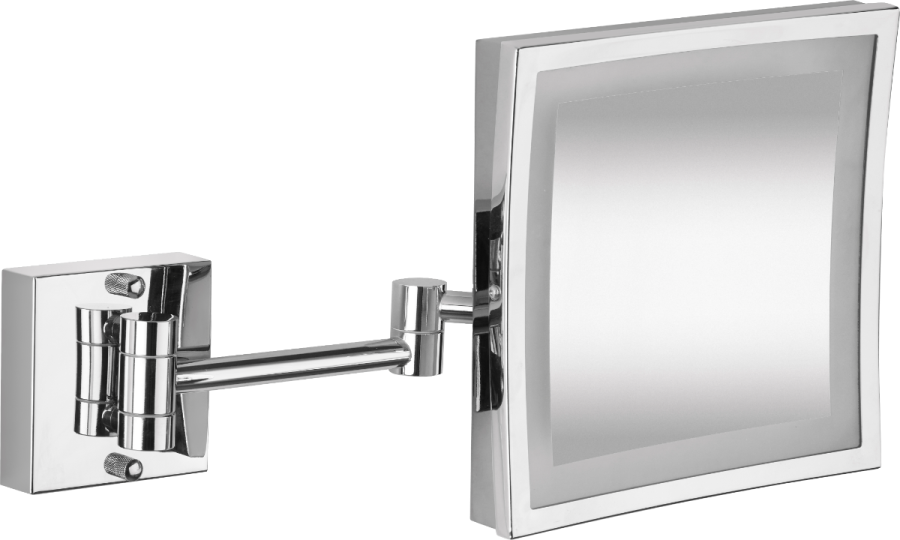 Μεγενθυτικός Καθρέφτης Led Χρώμιο Bronze Art Μεγενθυτικοί 64H8-10