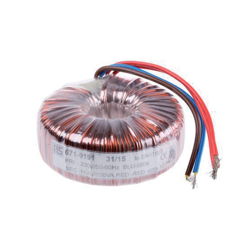 Toroidal Transformer 230-12Vac, 100Va Viokef 00/4101/01