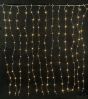 300Led Copper Σταθερή Κουρτίνα Με Χρυσό Καλώδιο Και Θερμό Φωτισμό Με Μετασχηματιστή ip44 ,200 x 300(H) cm , (Klevin: 2.500 - 3.000) Lianos 63438