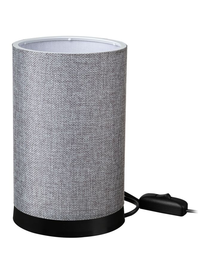 ΠΟΡΤΑΤΙΦ ΚΥΛΙΝΔΡΙΚΟ ΑΜΠΑΖΟΥΡ TL-07/H-04 ΓΚΡΙ-BLACK Ε/27 Heronia 14-0312