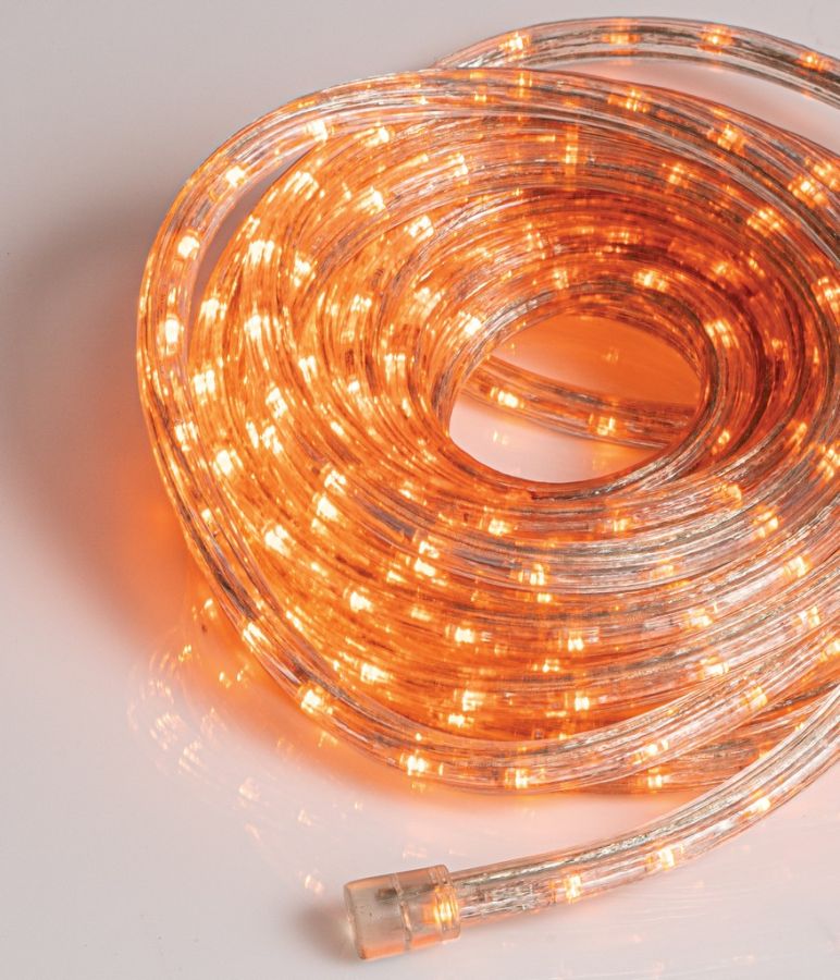 10 Μετρος Led Κίτρινος Φωτοσωλήνας Με 8 Προγράμματα ,Ø10mm-3w Lianos 50340