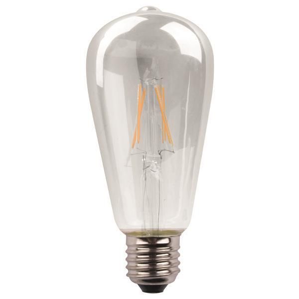 ΛΑΜΠΑ LED ST64 CROSSED FILAMENT 11W 1600lm E27 3000K 220-240V DIMMABLE CLEAR Eurolamp 147-78482