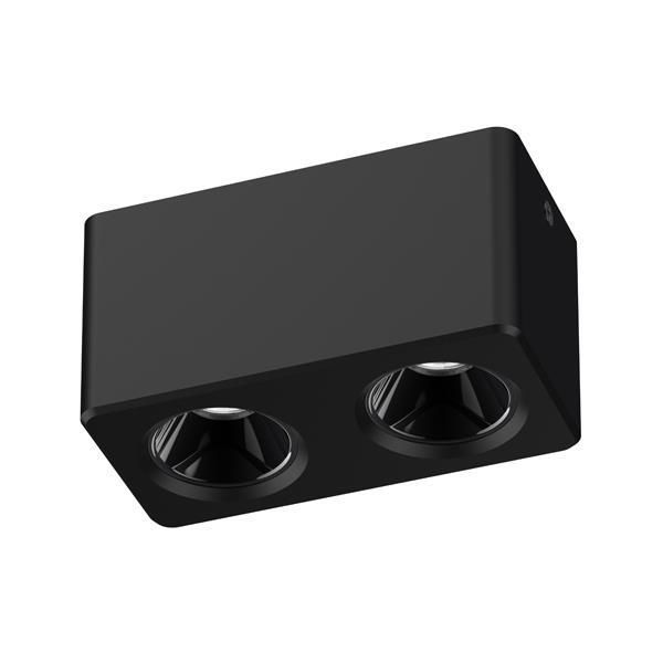 ΣΠΟΤ ΕΞΩΤΕΡΙΚΑ ΑΛΟΥΜΙΝΙΟΥ 2x7W 3CCT 75X150X79 ΜΑΥΡΟ Eurolamp 147-52660