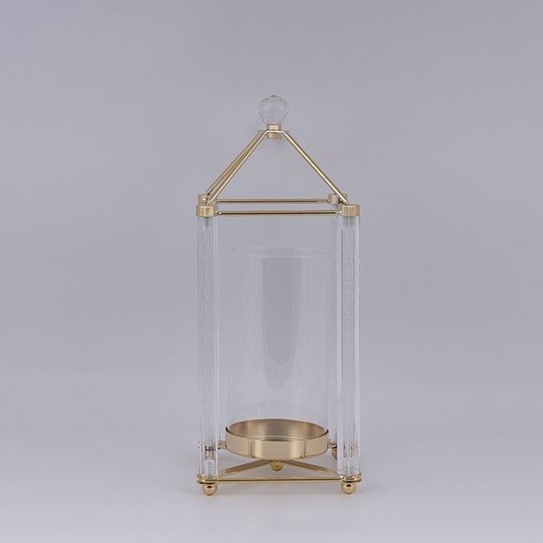ΦΑΝΑΡΙ ΜΕΤΑΛΛΙΚΟ ΧΡΥΣΟ 15x34cm Eurolamp 819-01038