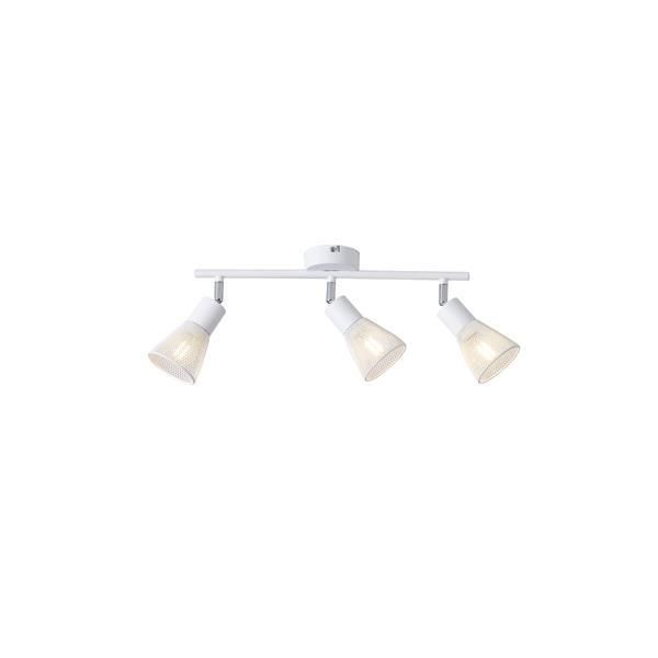 ΣΠΟΤ ΜΕ ΔΙΧΤΥ ΜΕΤΑΛΛΟ 3ΦΩΤΟ 3XE14 Max 8W 390X80X145mm ΛΕΥΚΟ ARTE ILLUMINA MESHY Eurolamp 145-25260