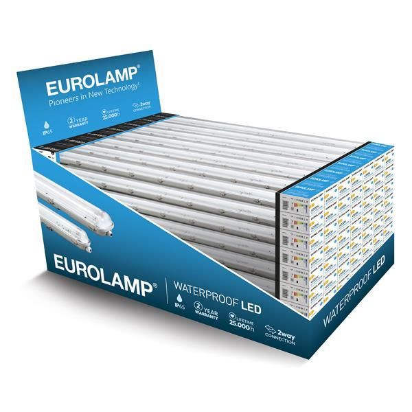 ΕΚΘΕΤΗΡΙΟ ΓΙΑ ΣΤΕΓΑΝA ΦΩΤΙΣΤΙΚΑ ΜΕ ΛΑΜΠΑ LED TUBE 1,50m 161Χ74Χ109 Eurolamp 147-56079
