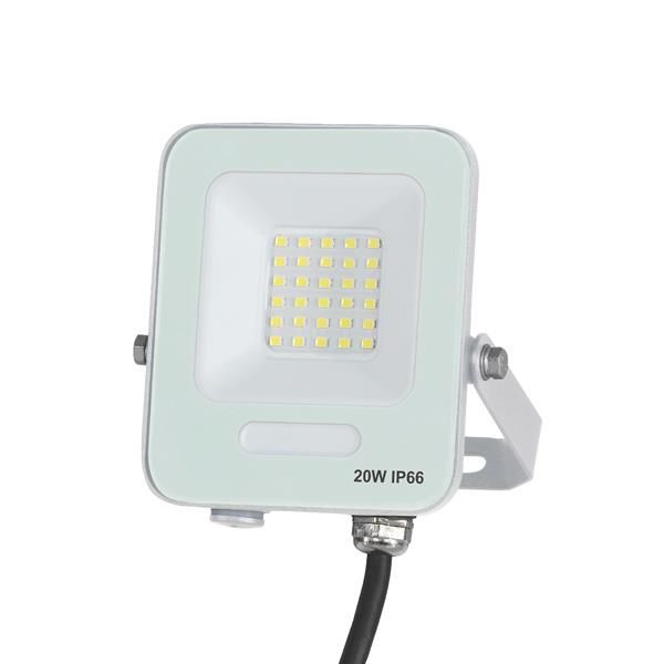 ΠΡΟΒΟΛΕΑΣ LED SMD 20W ΛΕΥΚΟΣ IP66 6500K PLUS Eurolamp 147-69033