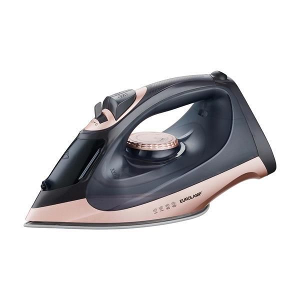 ΣΙΔΕΡΟ ΑΤΜΟΥ 2600W ΜΕ ΚΕΡΑΜΙΚΗ ΠΛΑΚΑ, ΠΡΟΣΤΑΣΙΑ ΚΑΤΑ ΤΩΝ ΑΛΑΤΩΝ ΚΑΙ ΚΑΤΑ ΤΟΥ ΣΤΑΞΙΜΑΤΟΣ Eurolamp 300-70048