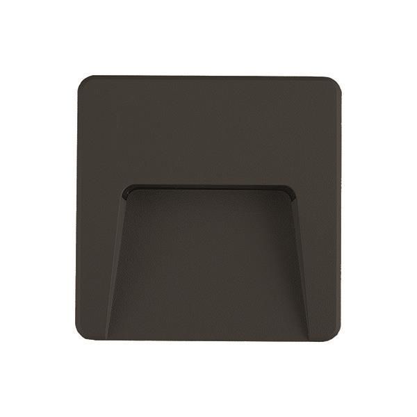 ΦΩΤΙΣΤΙΚΟ ΤΟΙΧΟΥ SLIM LED 3W IP65 230V 3CCT 120X120mm  PRO ΜΑΥΡΟ ARTE ILLUMINA Eurolamp 145-52099
