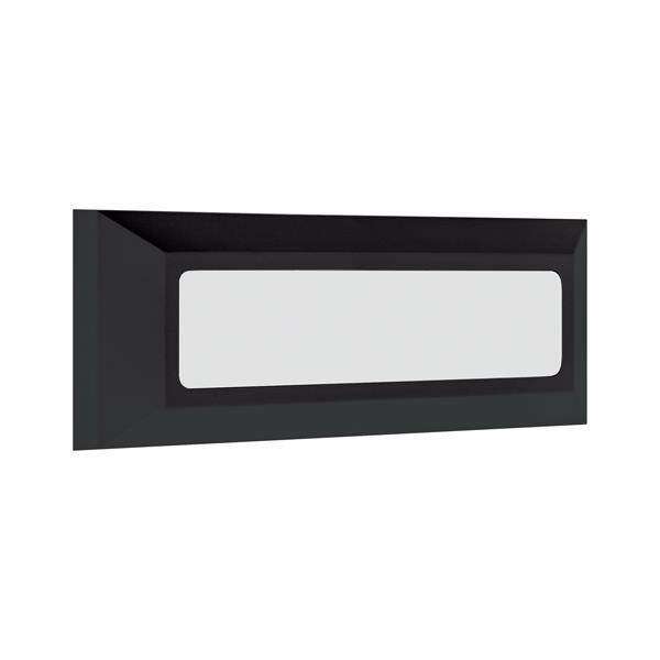 ΦΩΤΙΣΤΙΚΟ ΤΟΙΧΟΥ SLIM LED 4W IP65 230V 3CCT 230X80mm  PRO ΜΑΥΡΟ ARTE ILLUMINA Eurolamp 145-52071