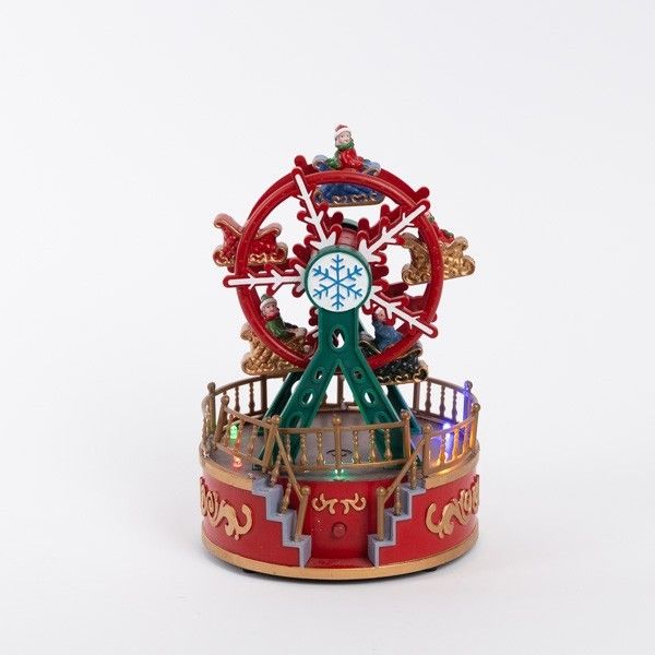 ΡΟΔΑ, ΠΡΑΣΙΝΗ ΚΟΚΚΙΝΗ, ΜΕ ΦΩΣ, ΜΟΥΣΙΚΗ ΚΑΙ ΚΙΝΗΣΗ, ΜΠΑΤΑΡΙΑΣ, 13x13x18.5cm Eurolamp 600-47709