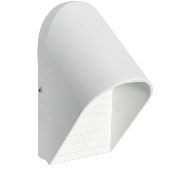ΑΠΛΙΚΑ ΤΟΙΧΟΥ ΑΛΟΥΜΙΝΙΟΥ 5W 145Lm 3000K 145x70x95mm IP54 ΛΕΥΚΗ ARTE ILLUMINA Eurolamp 145-20259