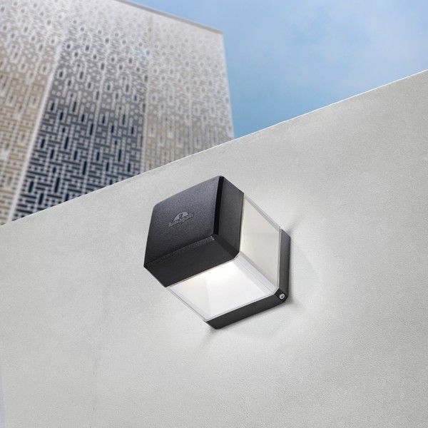 FUMAGALLI ELISA WALL ΑΠΛΙΚΑ ΤΟΙΧΟΥ 1XGX53 LED 3W 3CCT(3000K-4000K-6500) 165X126mm ΜΑΥΡΗ Eurolamp 145-26216