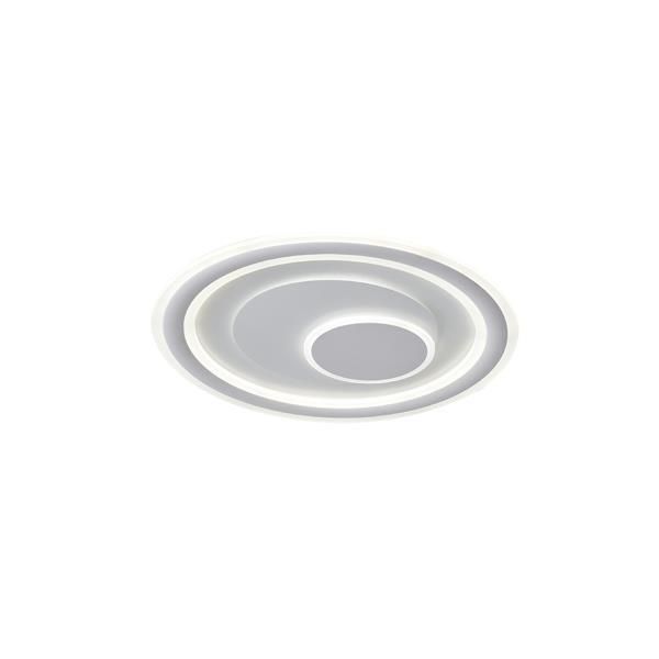 ΠΛΑΦΟΝΙΕΡΑ ΜΕΤΑΛΛΟ-ΠΛΑΣΤΙΚΟ LED 60W 3300Lm 3CCT (3000-4000-6500K) Φ510X60mm ΛΕΥΚΟ ARTE ILLUMINA MOTIVO Eurolamp 144-51033