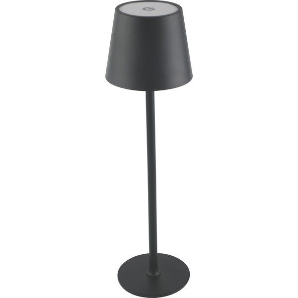 ΠΟΡΤΑΤΙΦ ΑΦΗΣ ΕΠΑΝΑΦΟΡΤΙΖΟΜΕΝΟ LED 3W 286Lm (2700-4000-6500K) Φ110x350mm IP44 ΜΑΥΡΟ ARTE ILLUMINA CHROMA Eurolamp 144-70031