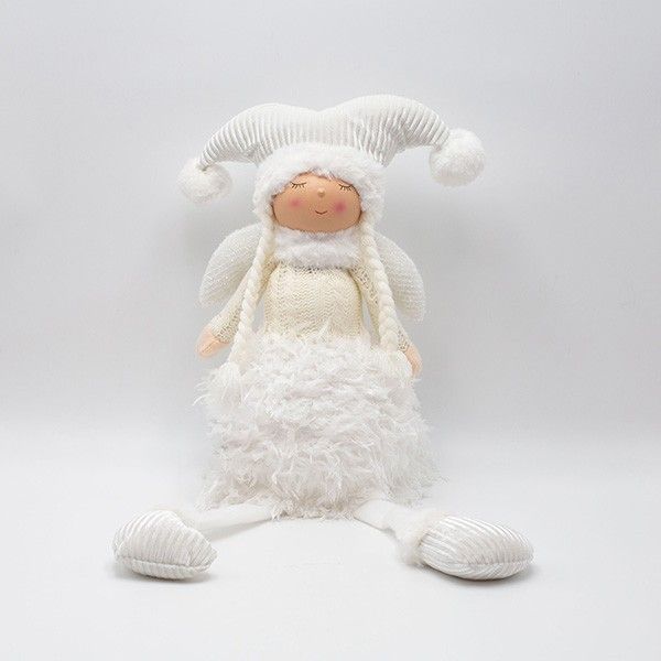 ΚΟΡΙΤΣΑΚΙ ΜΕ ΛΕΥΚΑ ΡΟΥΧΑ ΚΑΙ ΦΩΤΙΖΟΜΕΝΗ ΦΟΥΣΤΑ, 59cm Eurolamp 600-46642