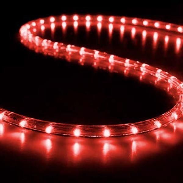 ΦΩΤ/ΝΑ LED, ΜΟΝ/ΛΗ, ΚΟΚΚΙΝΗ, 50m, ΜΕ 30 LED ΑΝΑ ΜΕΤΡΟ ΚΑΙ 6 ΛΕΥΚΑ FLASH LED, ΜΕ ΑΝΤΙΗΛΙΑΚΗ ΠΡΟΣΤΑΣΙΑ, ΚΟΠΗ ΑΝΑ ΜΕΤΡΟ, IP65 Eurolamp 600-22243
