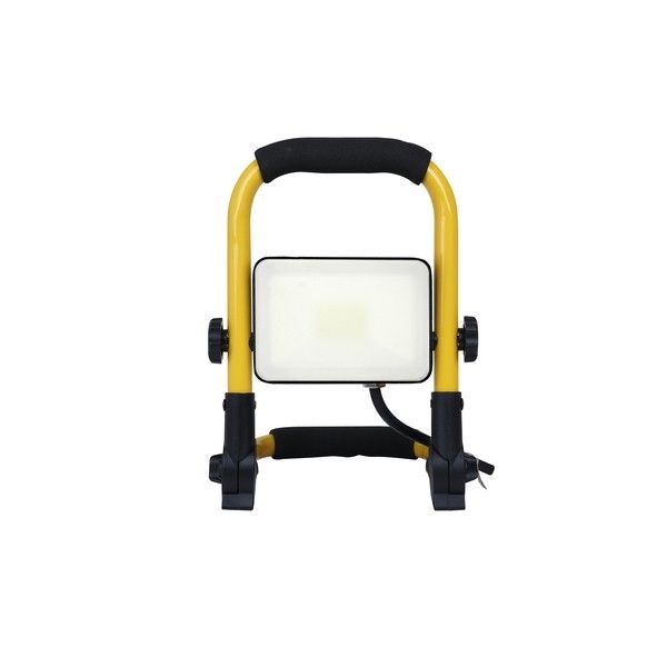 ΠΡΟΒΟΛΕΑΣ LED 30W SMD ΦΟΡΗΤΟΣ 4000K IP65 220-240V ΜΑΥΡΟΣ PLUS Eurolamp 147-69373