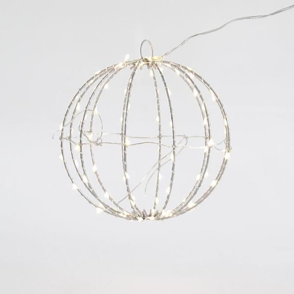 ΜΠΑΛΑ ΦΩΤΙΖΟΜΕΝΗ, 96 LED, 20cm, IP44 600-22400