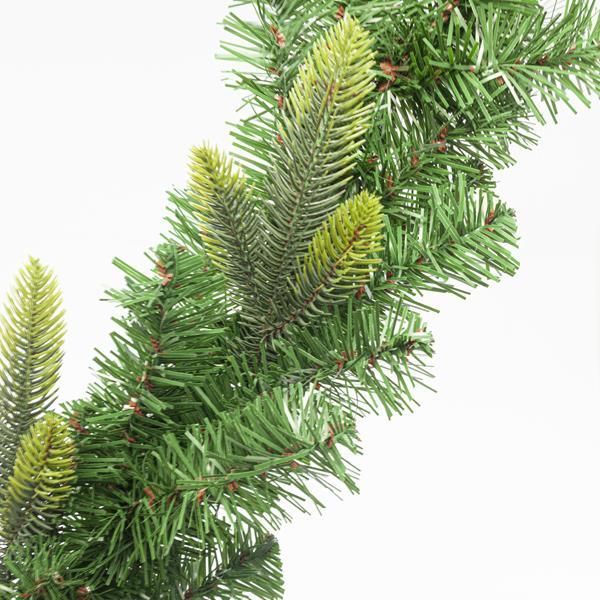 ΓΙΡΛΑΝΤΑ ΜΕ ΚΛΑΔΙΑ MIX ΜΕ P.Ε. 270x30cm, 162 TIPS (ΠΑΧΟΣ ΤΩΝ TIPS 8cm- ΜΗΚΟΣ 17cm), ΠΡΑΣΙΝΟ ΧΡΩΜΑ Eurolamp 600-30328