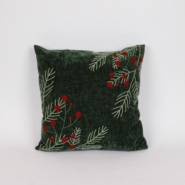 ΜΑΞΙΛΑΡΙ, ΠΡΑΣΙΝΟ ΒΕΛΟΥΔΟ, ΜΕ ΓΚΙ, 45x45cm Eurolamp 600-47390