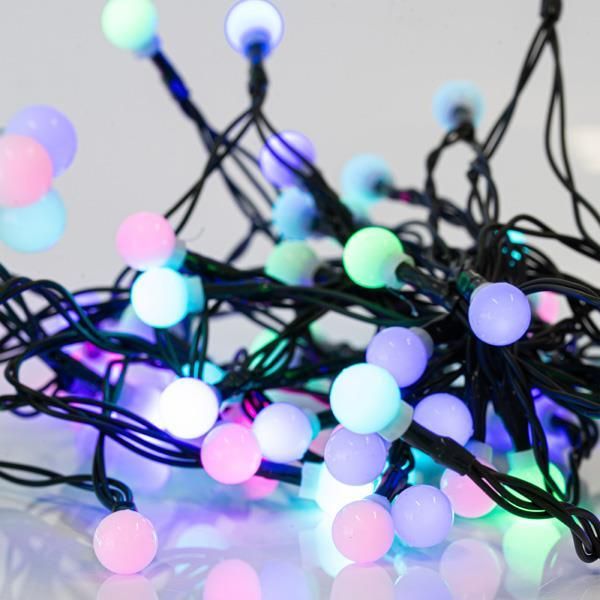 ΣΕΙΡΑ, 40 LED 5mm, 4.5V ΜΕΤΑΣΧΗΜΑΤΙΣΤΗ, ΛΕΥΚΕΣ ΜΠΑΛΕΣ Φ1.20cm, ΣΤΑΘΕΡΟ, ΠΡΑΣΙΝΟ PVC ΚΑΛΩΔΙΟ, MULTI LED ΑΝΑ 10cm, ΠΡΟΕΚΤΑΣΗ ΠΑΡΟΧΗΣ 3m, IP44 Eurolamp 600-11917