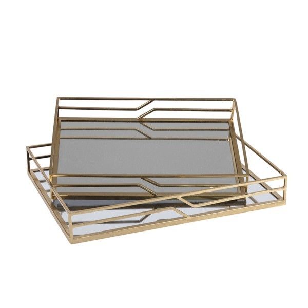 S/2 ΔΙΣΚΟΙ ΜΕΤΑΛΛΙΚΟΙ ΜΕ ΚΑΘΡΕΦΤΗ ΧΡΥΣΟΙ 35x25x6cm / 30.5x20x5.5cm Eurolamp 819-02129
