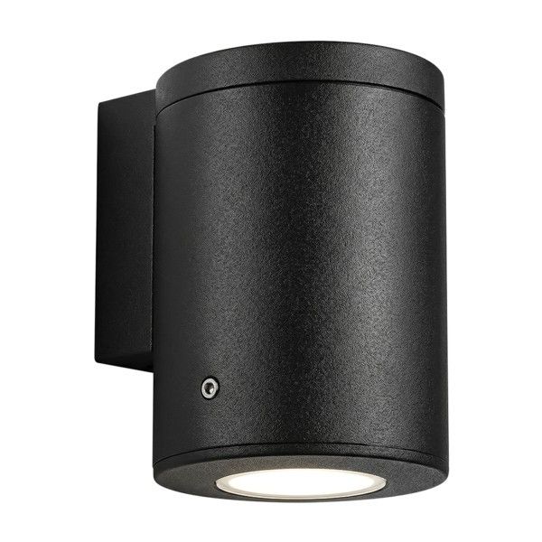 FUMAGALLI FRANCA 90 1L WALL ΑΠΛΙΚΑ ΤΟΙΧΟΥ 1XGU10 LED 2,9W 2CCT(2700K-4000K) ΜΑΥΡΗ Eurolamp 145-26355
