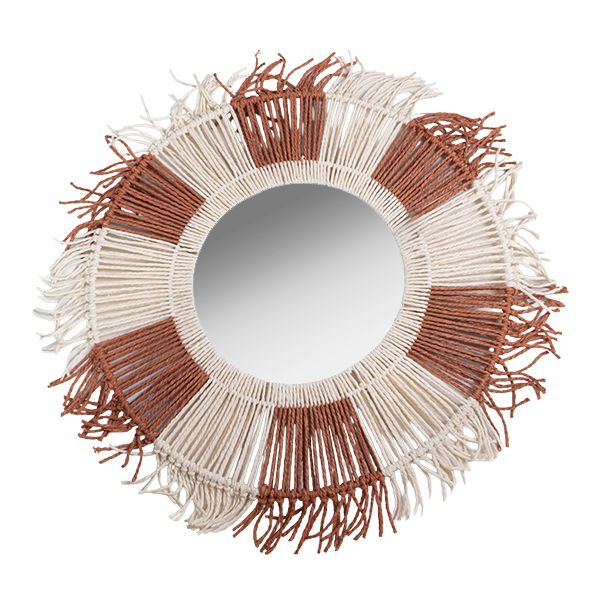 ΚΑΘΡΕΦΤΗΣ ΜΕ ΠΛΕΞΗ ΛΕΥΚΟΣ - ΚΟΚΚΙΝΟΣ 73x2x73cm Eurolamp 811-70017