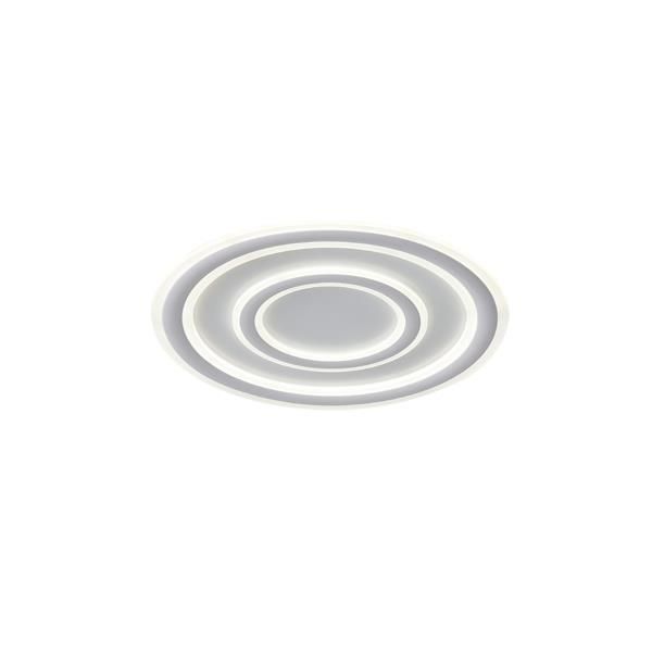 ΠΛΑΦΟΝΙΕΡΑ ΜΕΤΑΛΛΟ-ΠΛΑΣΤΙΚΟ LED 60W 3840Lm 3CCT(3000-4000-6500K) Φ510X60mm ΛΕΥΚΟ ARTE ILLUMINA MOTIVO Eurolamp 144-51034