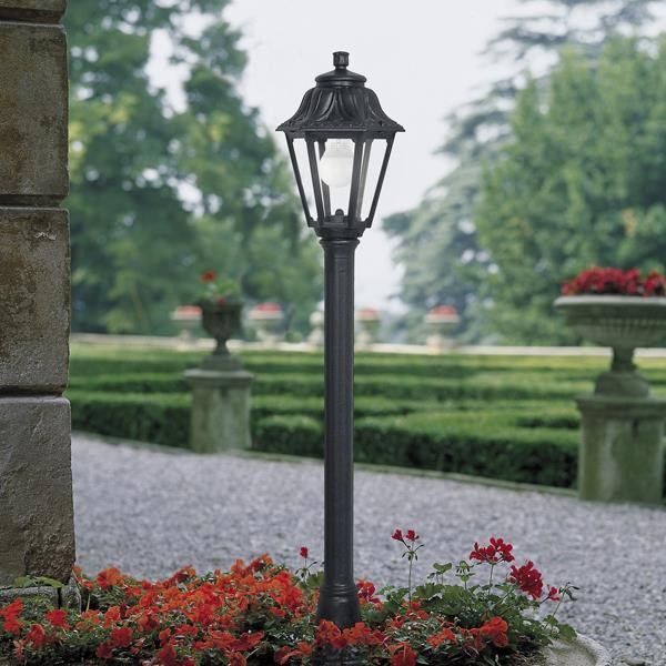 FUMAGALLI MIZAR ANNA ΚΟΛΩΝΑΚΙ ΔΑΠΕΔΟΥ 1xΕ27  220X1100mm ΜΑΥΡΟ Eurolamp 145-26004