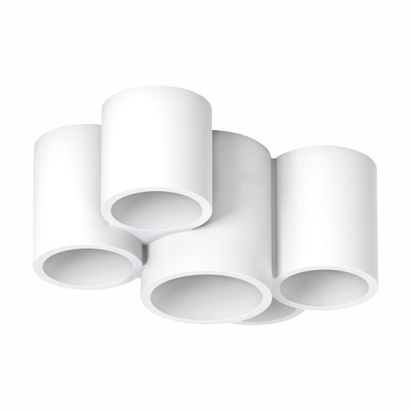 ΓΥΨΙΝΟ ΣΠΟΤ ΟΡΟΦΗΣ  ΣΤΡΟΓΓΥΛΟ ΠΕΝΤΑΦΩΤΟ  GU10 Spotlight 6072