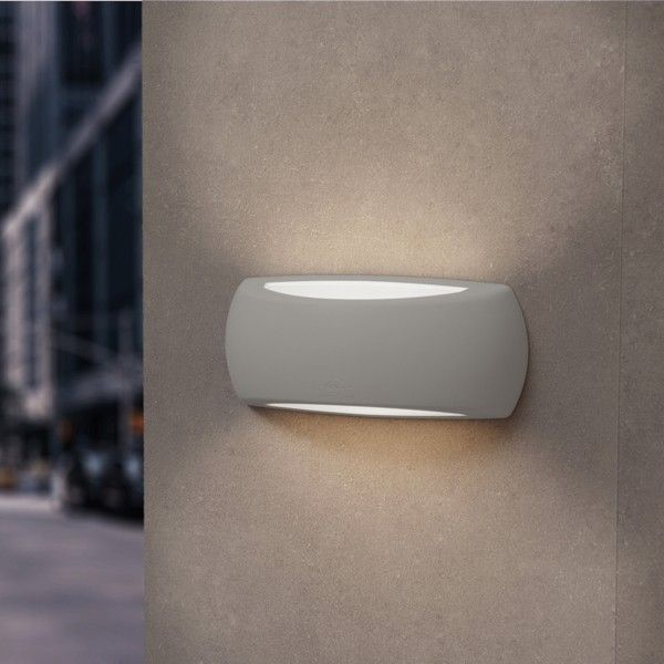 FUMAGALLI FRANCY ΑΠΛΙΚΑ ΤΟΙΧΟΥ 1ΧΕ27 300X130mm ΓΚΡΙ ΟΠΑΛ Eurolamp 145-26179