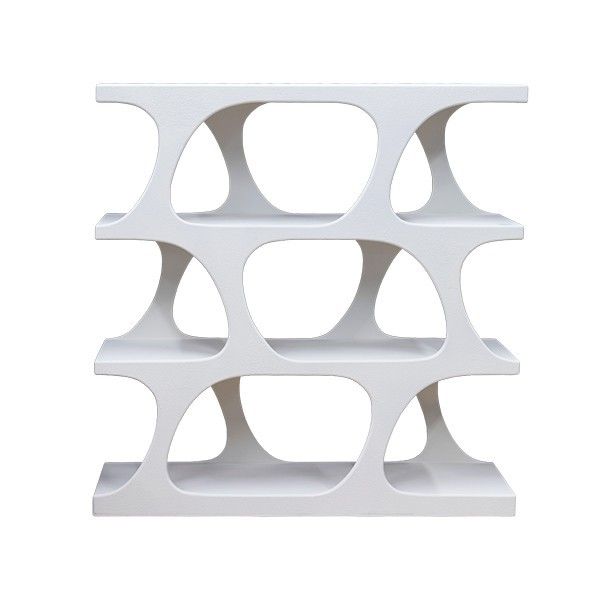 ΡΑΦΙΕΡΑ MDF ΛΕΥΚΗ 120x34x121cm Eurolamp 810-00280