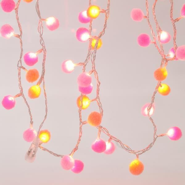 ΣΕΙΡΑ, 100 LED 3mm, ΛΕΥΚΕΣ & ΡΟΖ ΥΦΑΣΜΑΤΙΝΕΣ ΜΠΑΛΕΣ Φ2cm, 4.5V ΜΕΤΑΣΧΗΜΑΤΙΣΤΗ, 4 ΕΠΕΚΤΑΣΕΙΣ ΕΩΣ 3 ΣΕΤ, ΔΙΑΦΑΝΟ PVC ΚΑΛΩΔΙΟ, ΘΕΡΜΟ ΛΕΥΚΟ LED ΑΝΑ 5cm, ΠΡΟΕΚΤΑΣΗ ΠΑΡΟΧΗΣ 3m, IP44 Eurolamp 600-11289