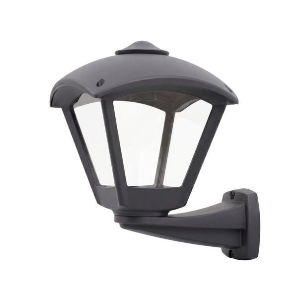 FUMAGALLI NARDO DARIO ΑΠΛΙΚΑ ΤΟΙΧΟΥ 1ΧΕ27 LED 6,5W 2700K 240x240mm ΜΑΥΡΗ ΔΙΑΦΑΝΗ Eurolamp 145-26093